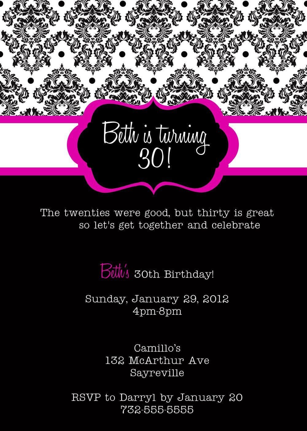 Awesome Free Birthday Invite Wording