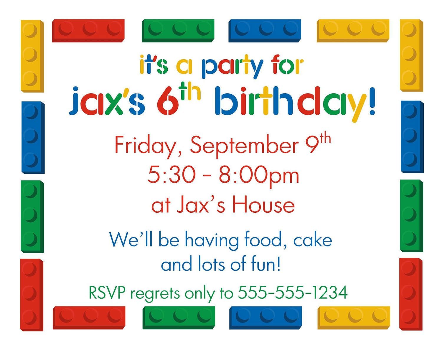 Free Printable Birthday Party Invitation Cards