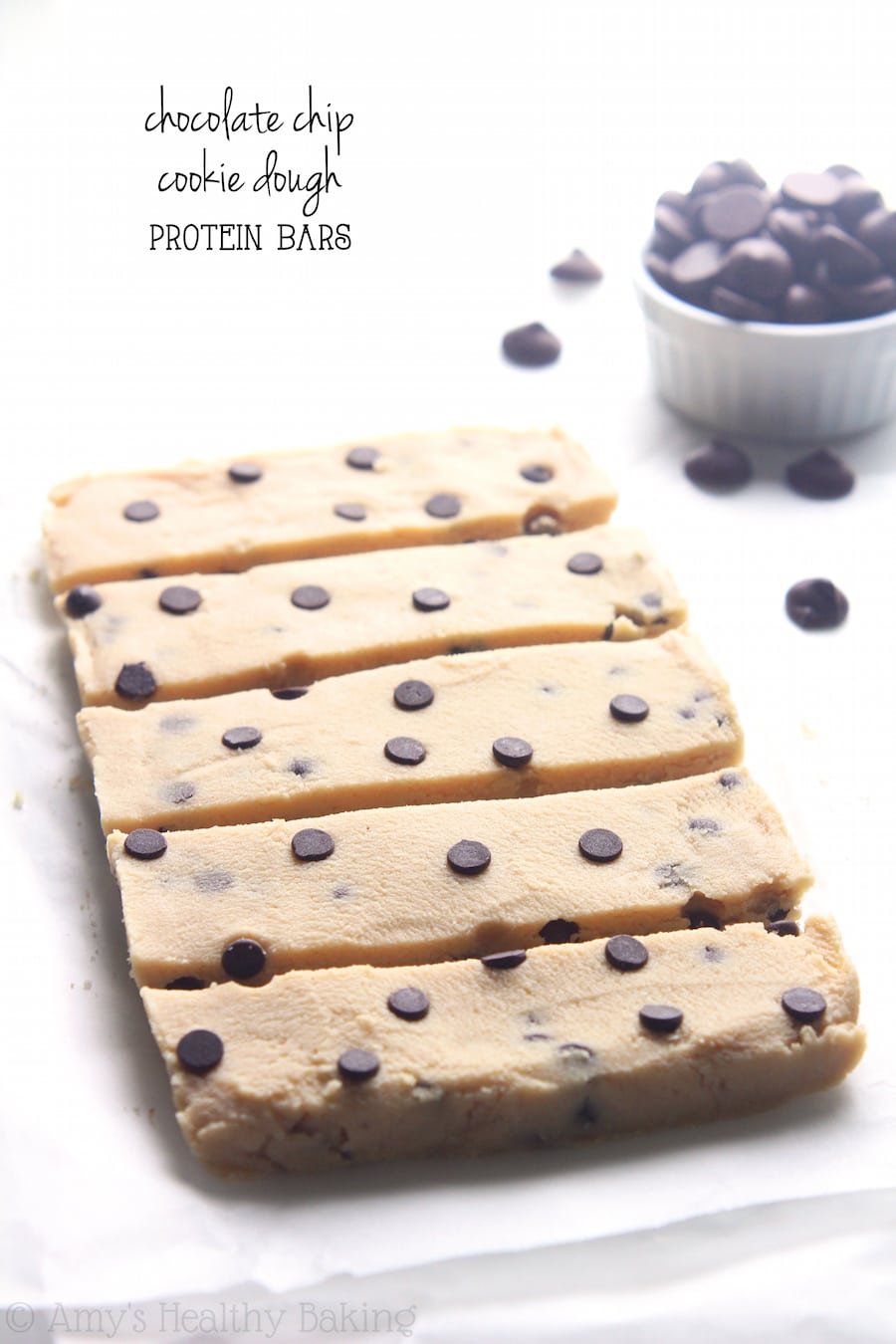 Chocolate Chip Cookie Dough Protein Bars {recipe Video!}