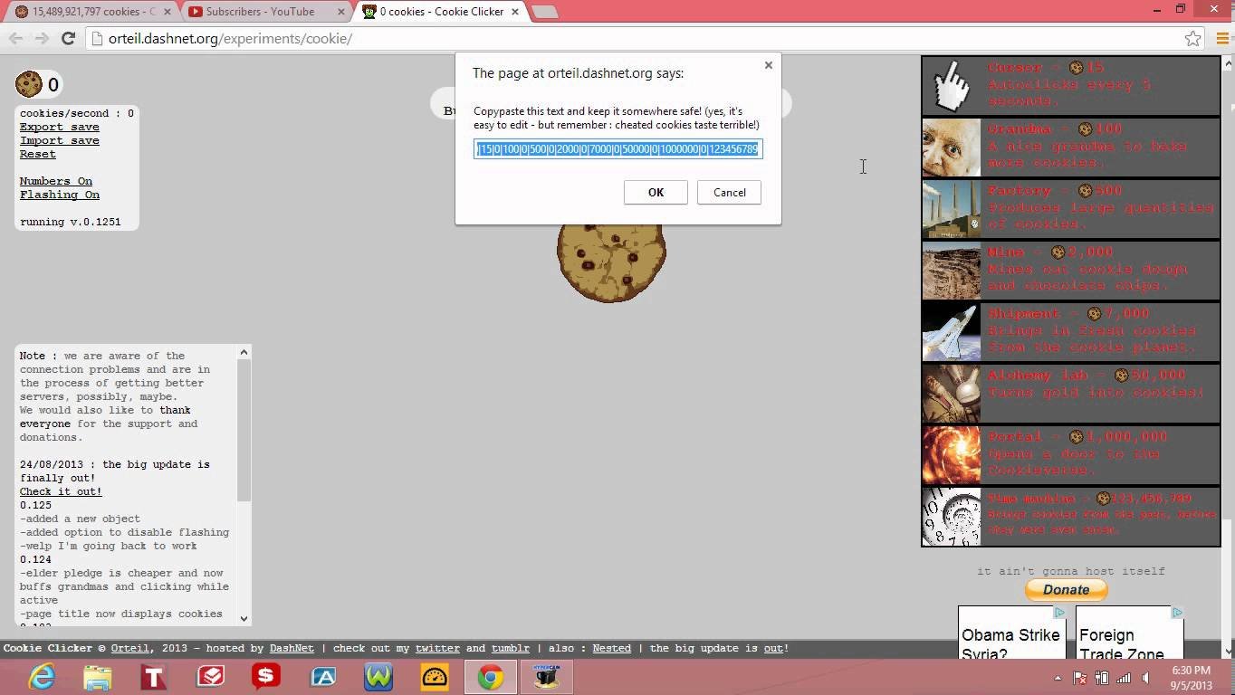 How To Cheat On Cookie Clicker Classic