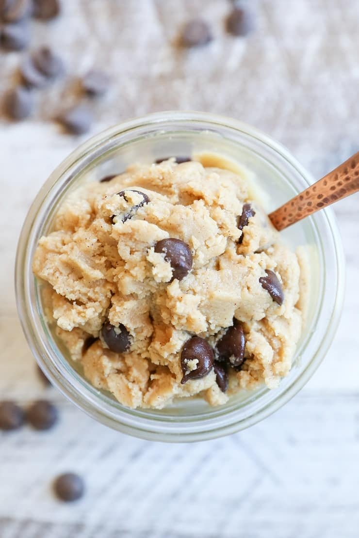 Paleo Chocolate Chip Edible Cookie Dough