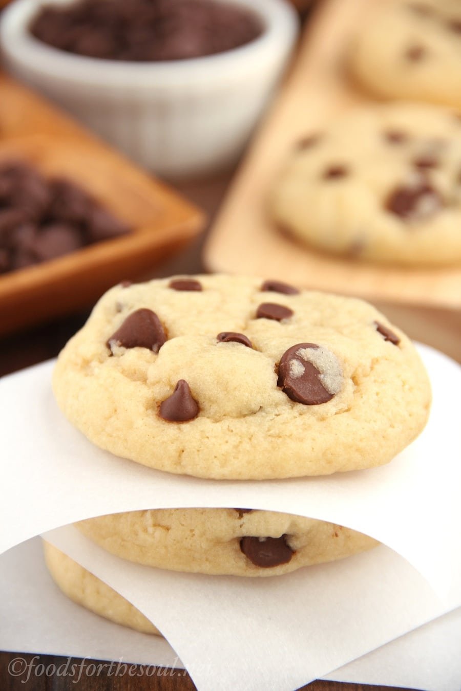 The Ultimate Healthy Soft & Chewy Chocolate Chip Cookies {recipe
