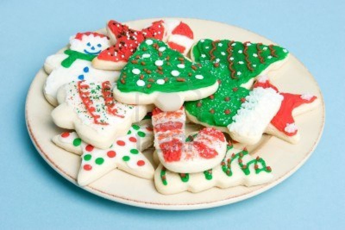 28+ Collection Of Plate Of Christmas Cookie Clip Art