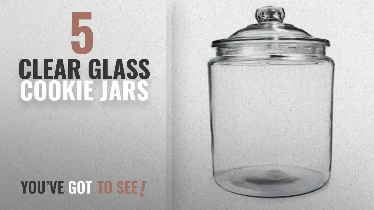 Best Clear Glass Cookie Jars [2018]  Anh69349t