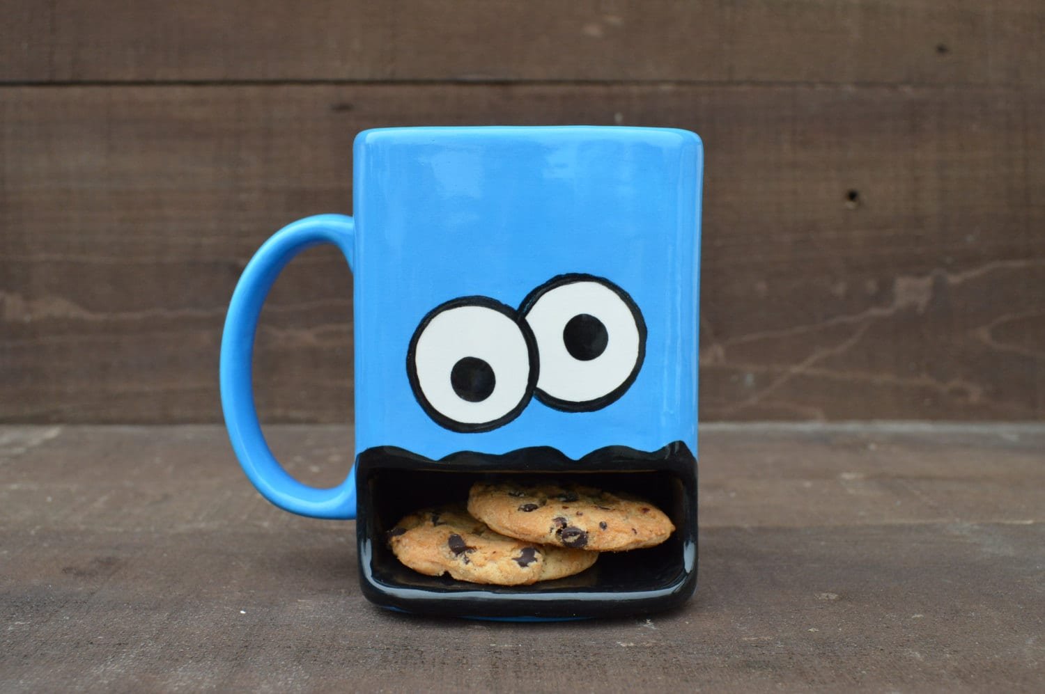 Googly Eyed Monster Dunk Mug