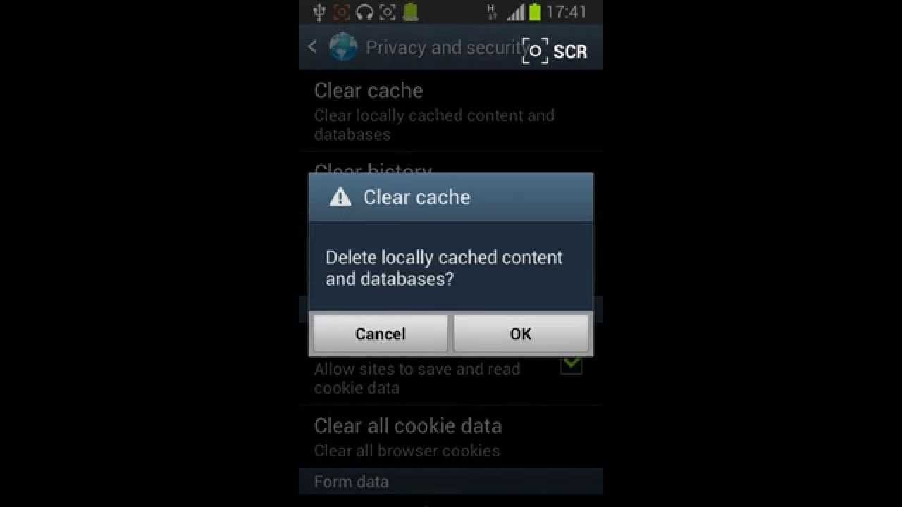 How To Clear Cache, Browsing Data And Cookies From Android