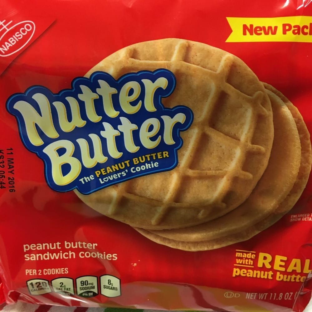 Nutter Butter Round Cookies, Not The Peanut 8 Shape Anymore!