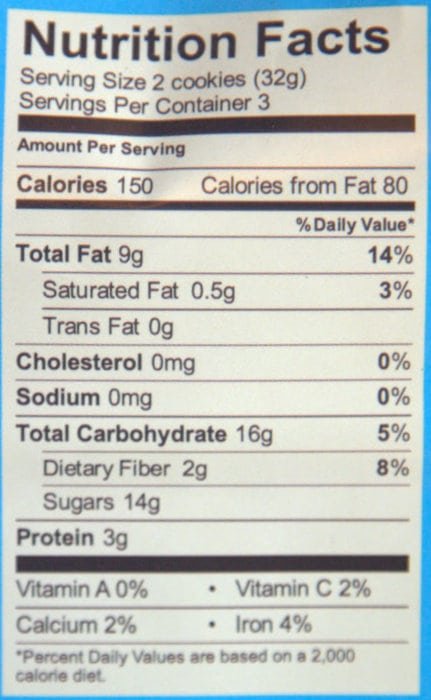 Oreo Cookies Nutrition Facts Fresh Info On Sometimes Foo Fruit