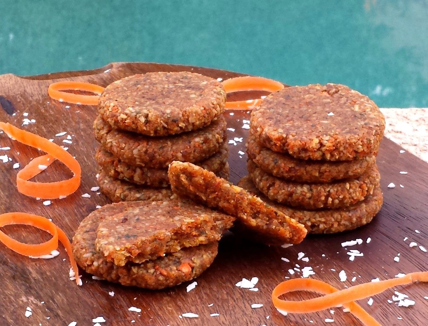 Raw Vegan Recipes By Rocki  Raw Carrot Cake Cookies