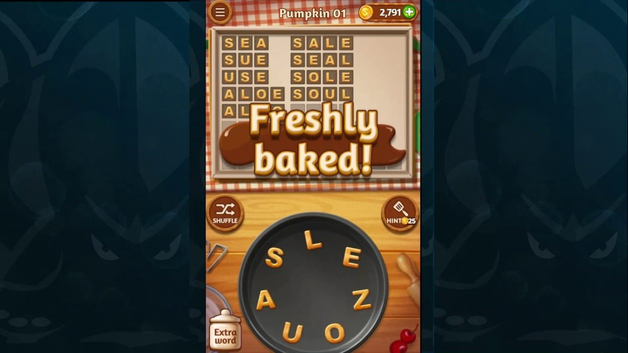 Word Cookies Walkthrough Pumpkin Level 1 Solved