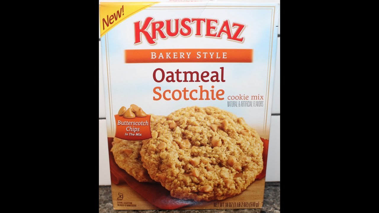 Making Krusteaz Oatmeal Scotchie Cookie Mix