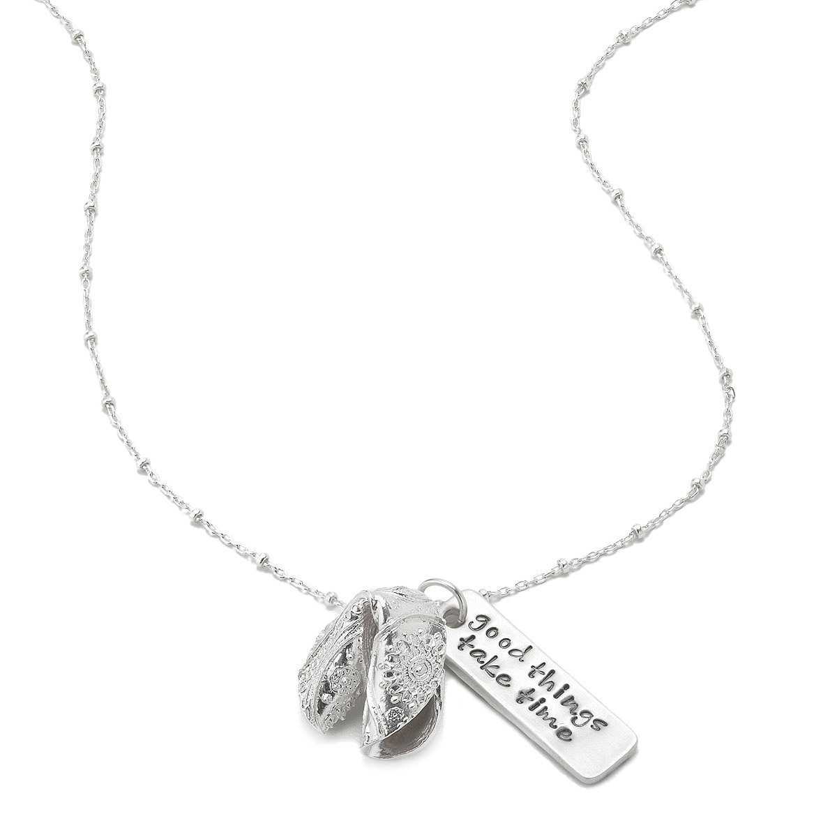 Personalized Fortune Cookie Necklace