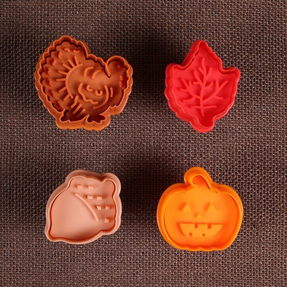 Thanksgiving Cookie Cutters Fall Cookie Stamps Fall Cookie