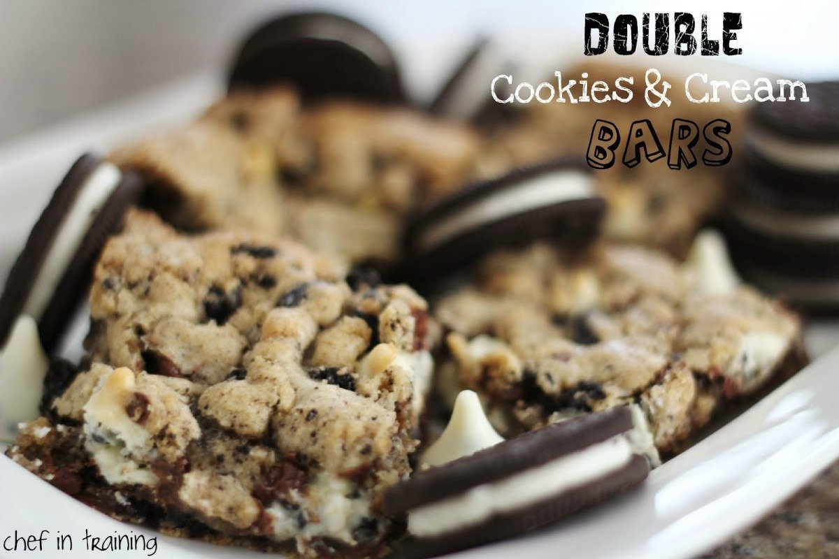 Double Cookies And Cream Bars