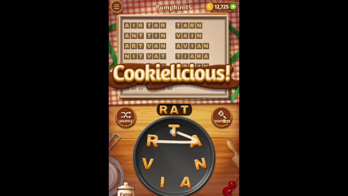 Word Cookies Pumpkin Pack Level 15 Answers