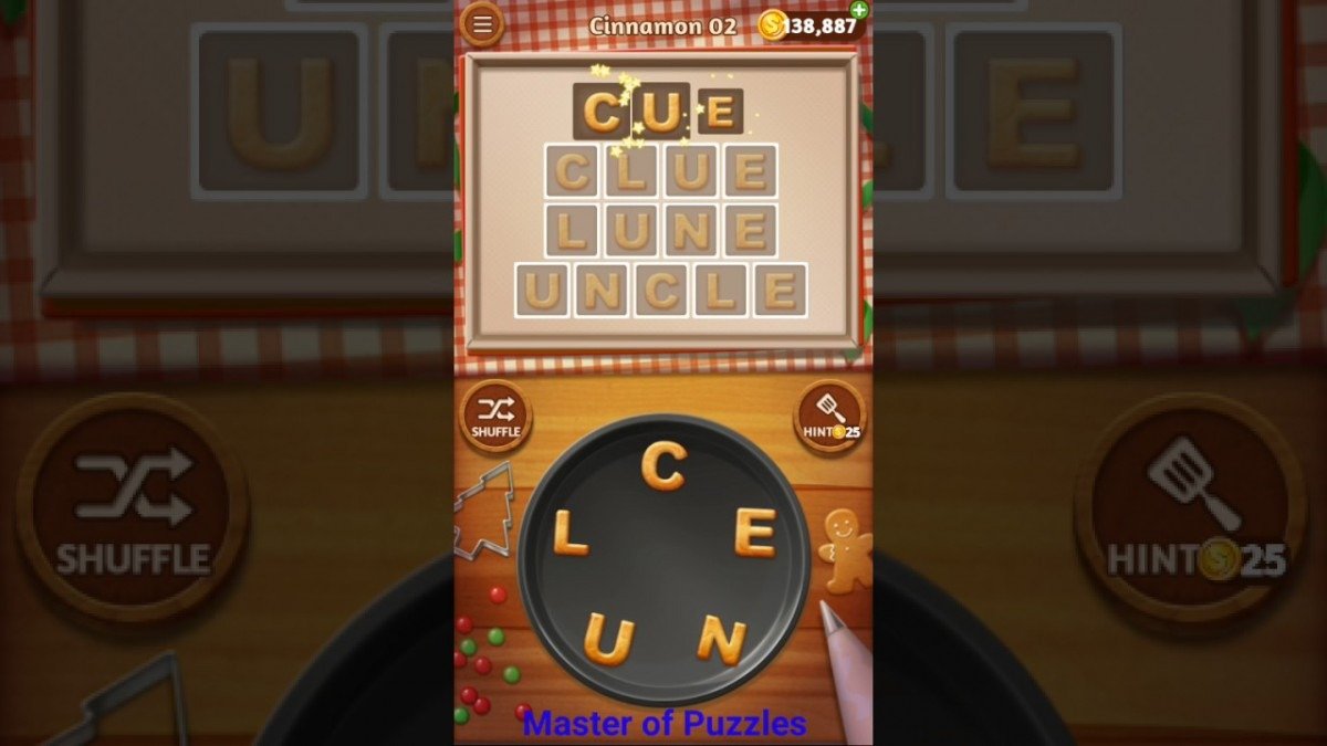 Word Cookies New Cinnamon Level 2 Novice Chef Solved