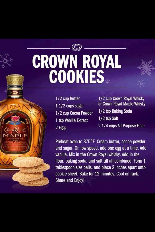 Crown Royal Cookie Recipe