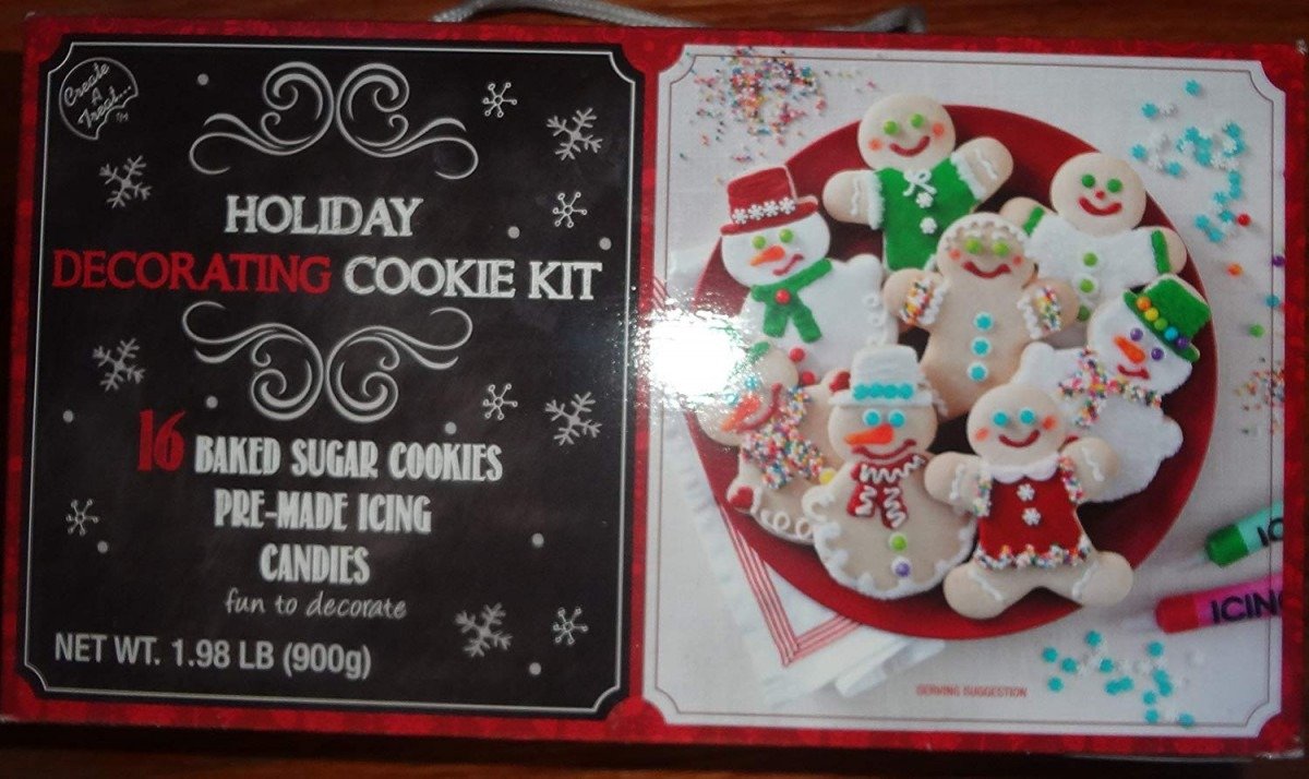 Amazon Com   Holiday Decorating Cookie Kit 16 Baked Sugar Cookies