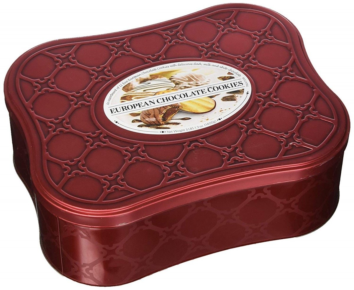 Amazon Com   European Chocolate Cookie Tin Assortment Of 12 Cookie