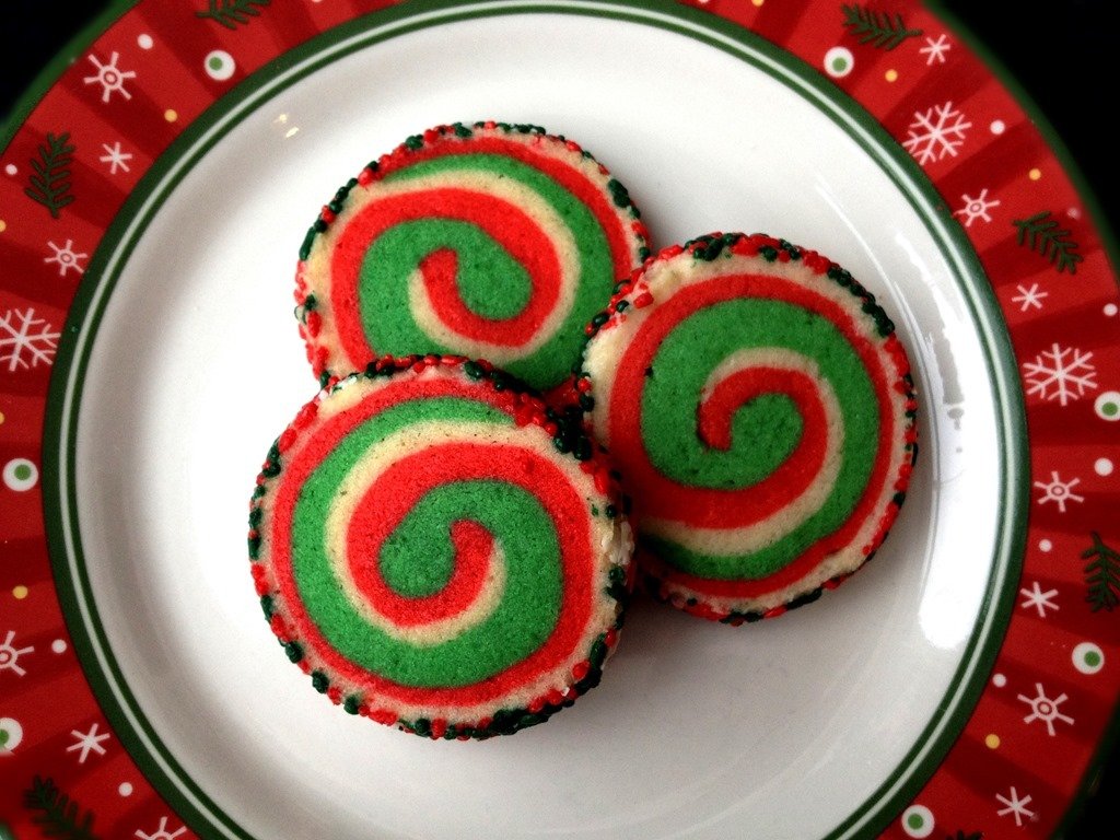 Twelve Days Of Christmas Cookies  Pinwheel Cookies