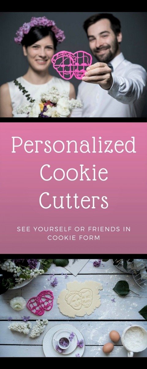 Couple Personalized Cookie Cutter   Custom Fondant Cutter   Couple
