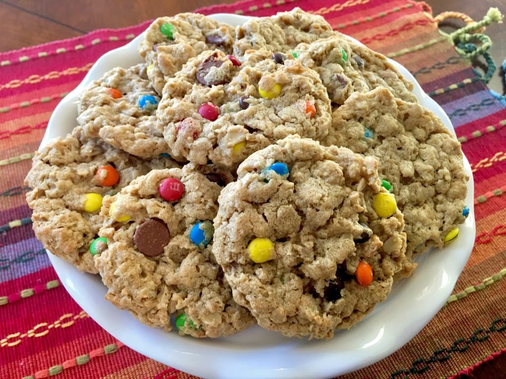 Chewy Peanut Butter Monster Cookies (flourless And Easily Gluten