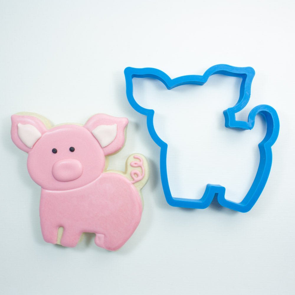 Chubby Pig Cookie Cutter Pig Cookie Cutters Farm Animal