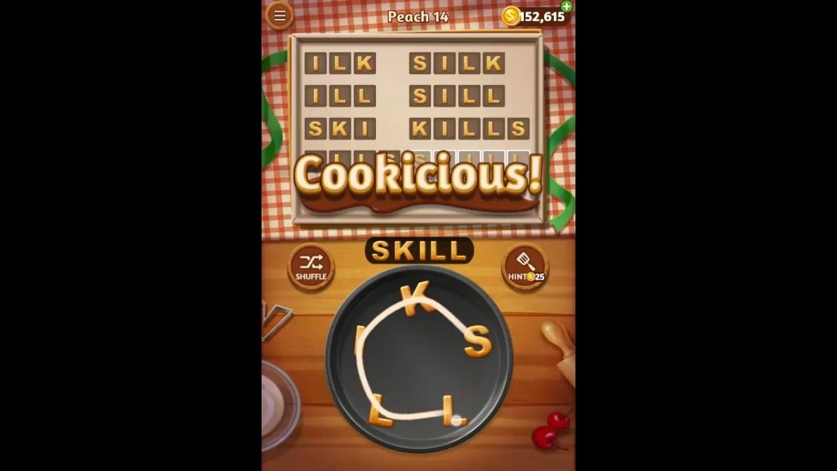 Word Cookies Peach Pack Level 14 Answers