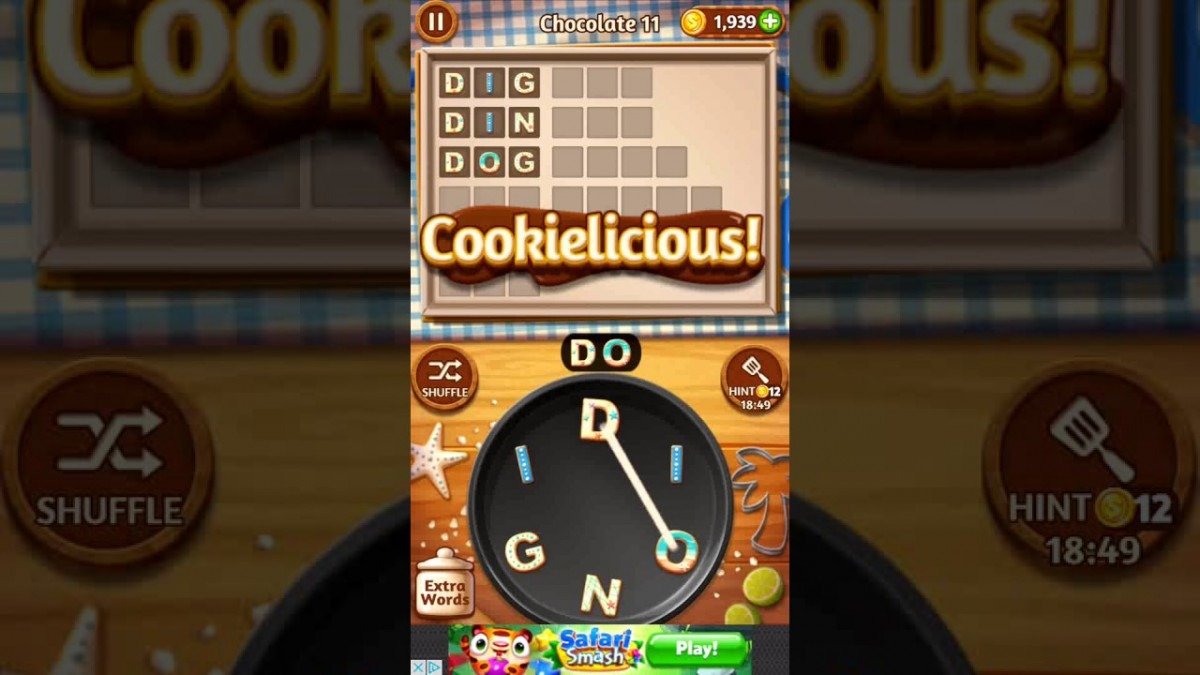 Word Cookies Chocolate 11