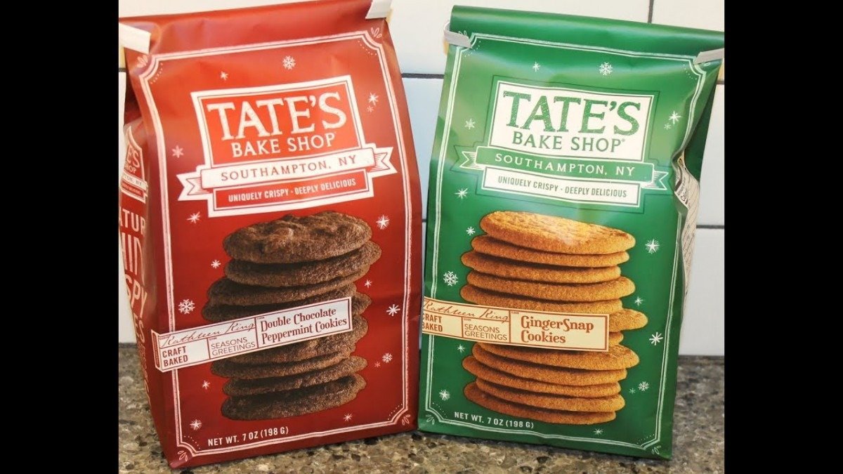 Tate's Bake Shop  Double Chocolate Peppermint Cookies & Gingersnap