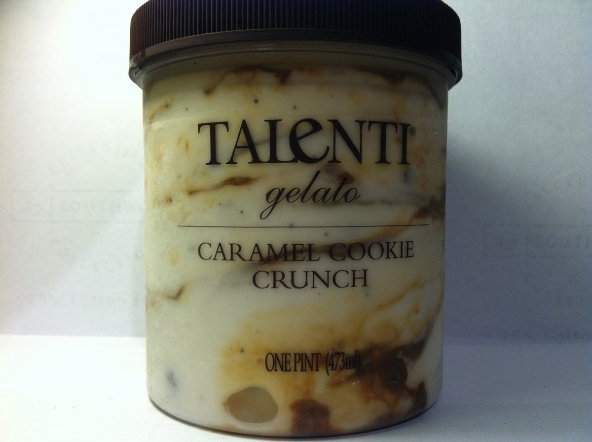 Crazy Food Dude  Review  Talenti Caramel Cookie Crunch Gelato