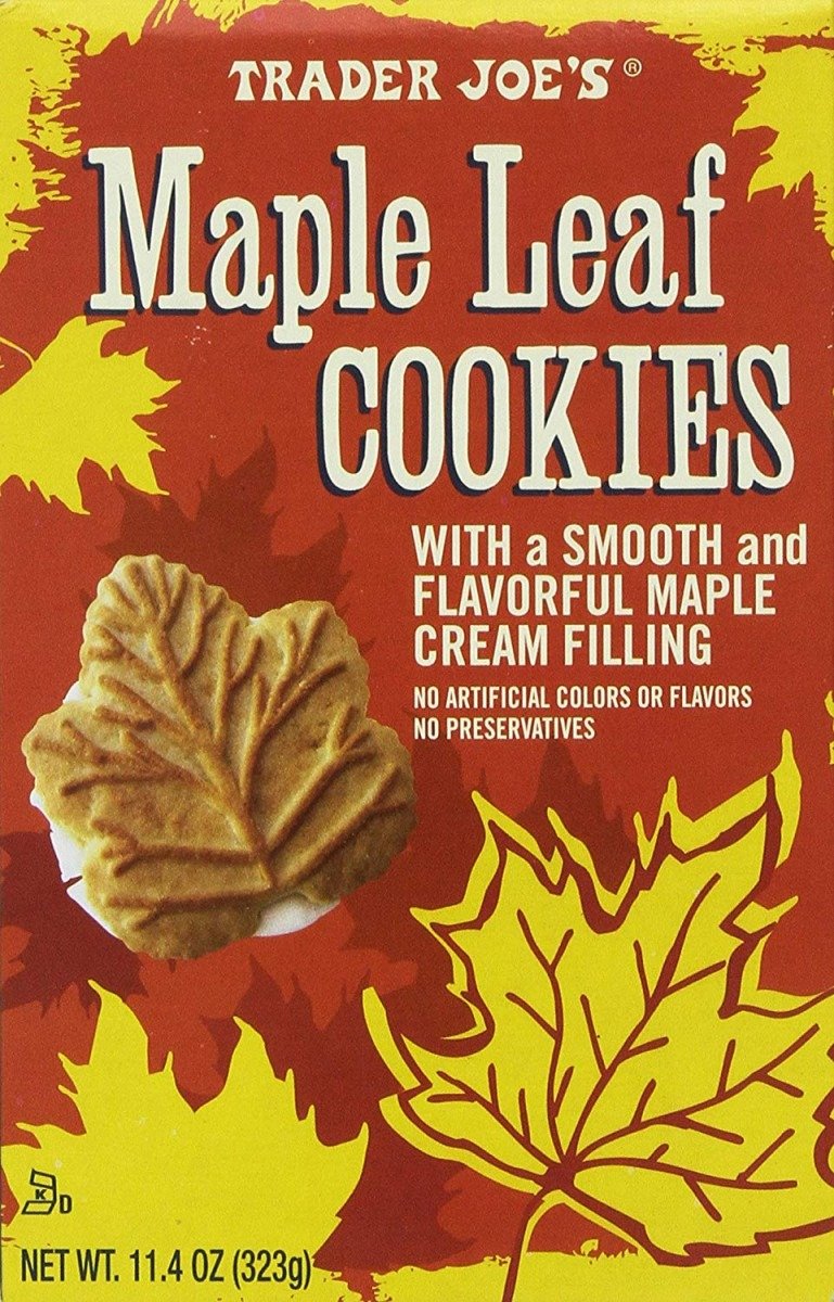 Amazon Com  Trader Joe's Maple Leaf Cookies, Net Wt  11 4oz(323g)