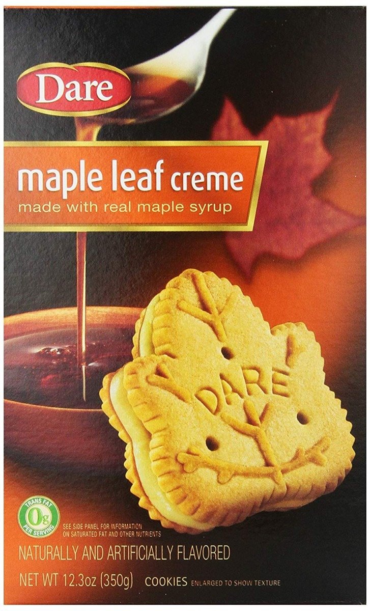 Amazon Com  Dare Cookies, Maple Leaf Creme (pack Of 12)