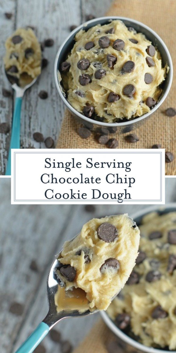 Single Serving Eggless Cookie Dough + Video
