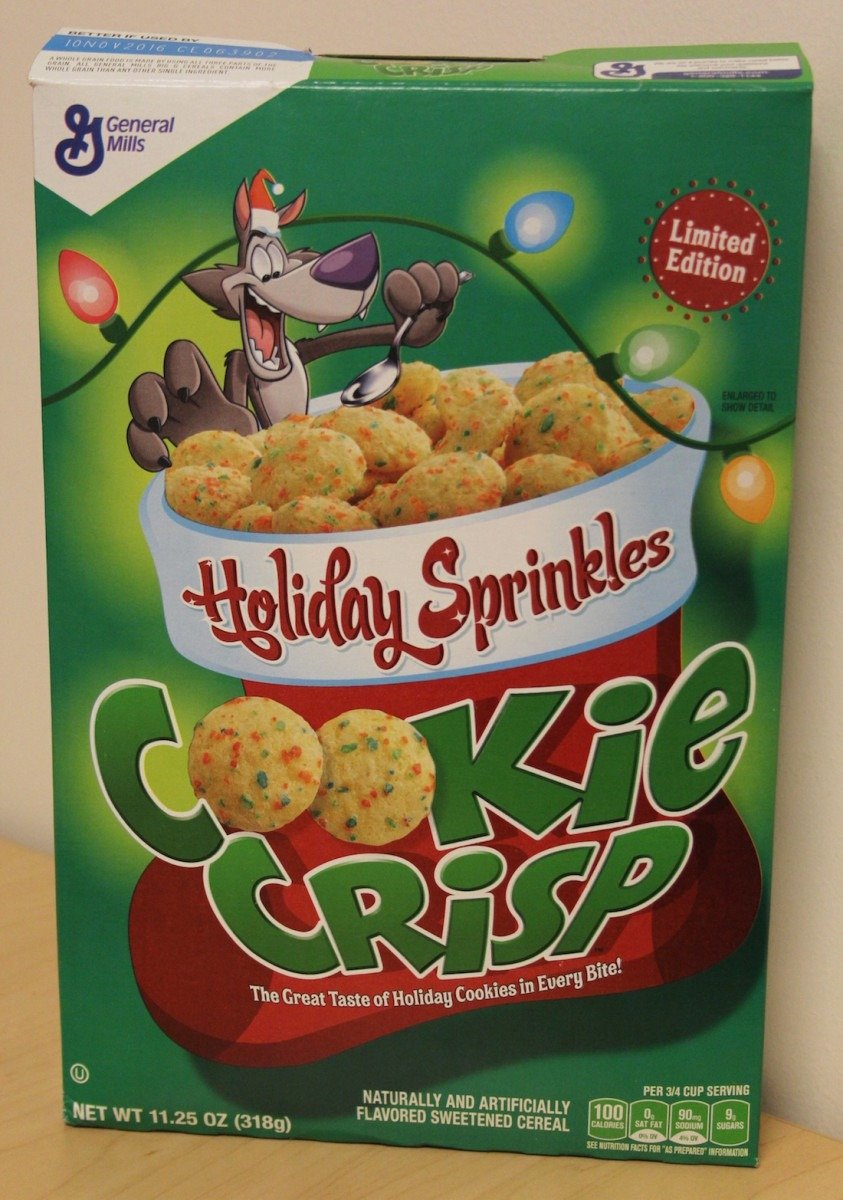Review  Holiday Sprinkles Cookie Crisp Cereal