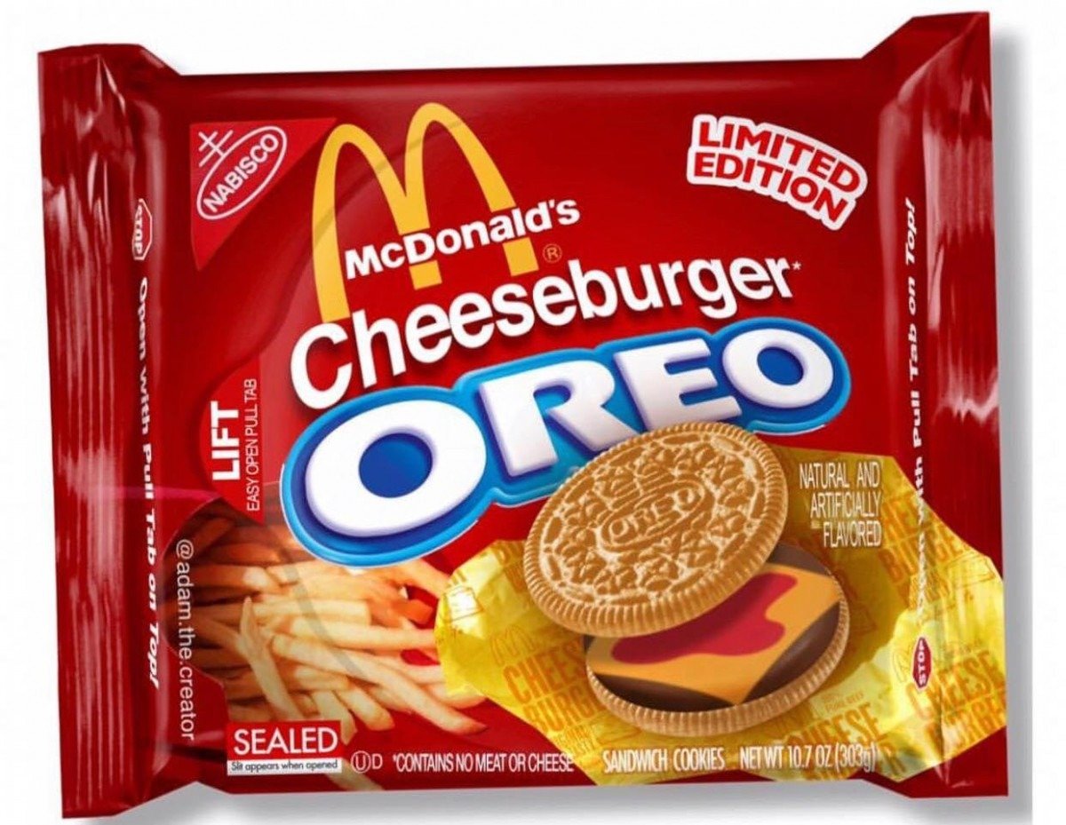 Mcdonald's Cheeseburger Oreo   Ofcoursethatsathing