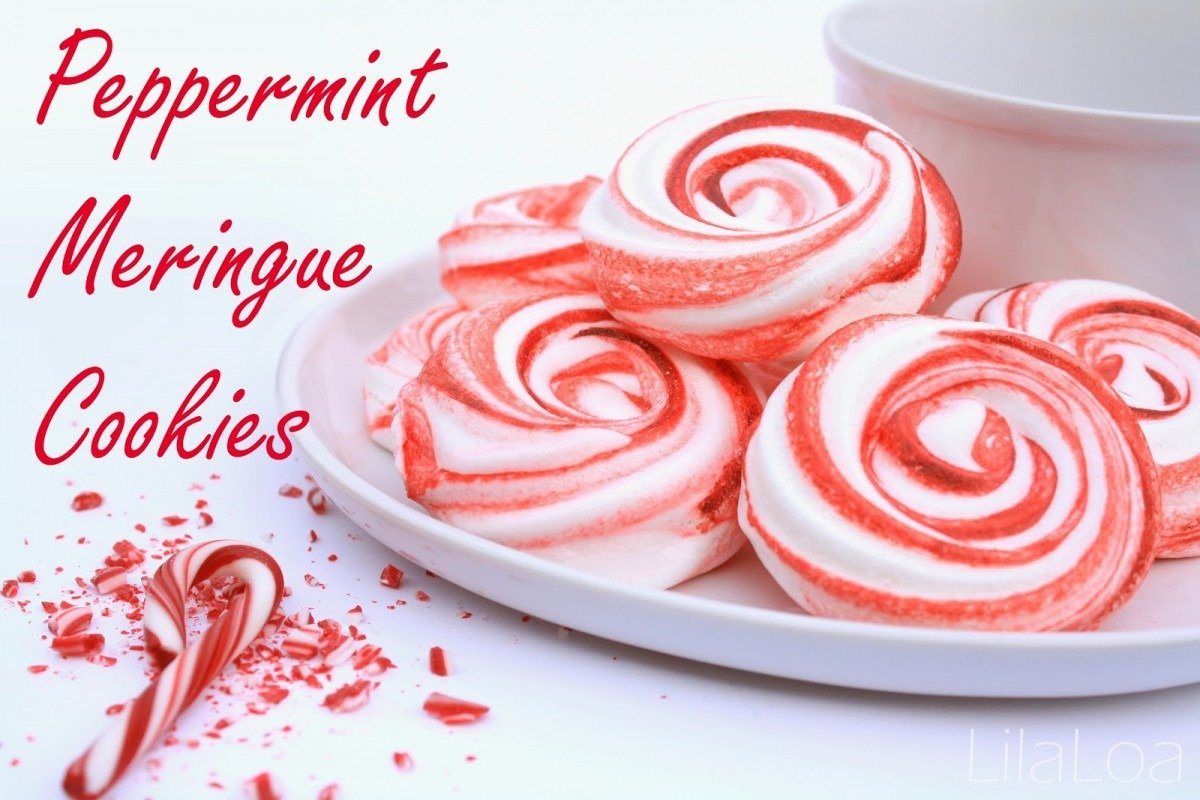 Peppermint Meringue Cookies Recipe
