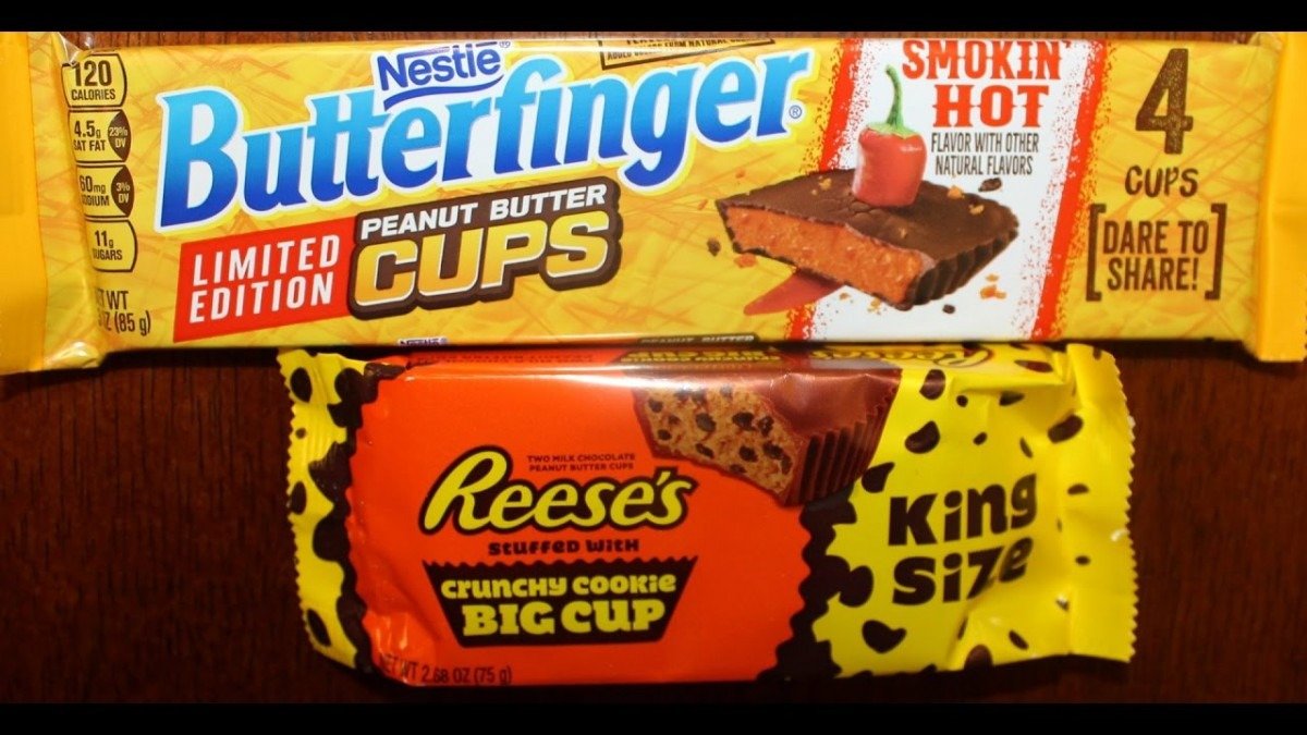 Smokin' Hot Butterfinger Peanut Butter Cups & Reese's Crunchy