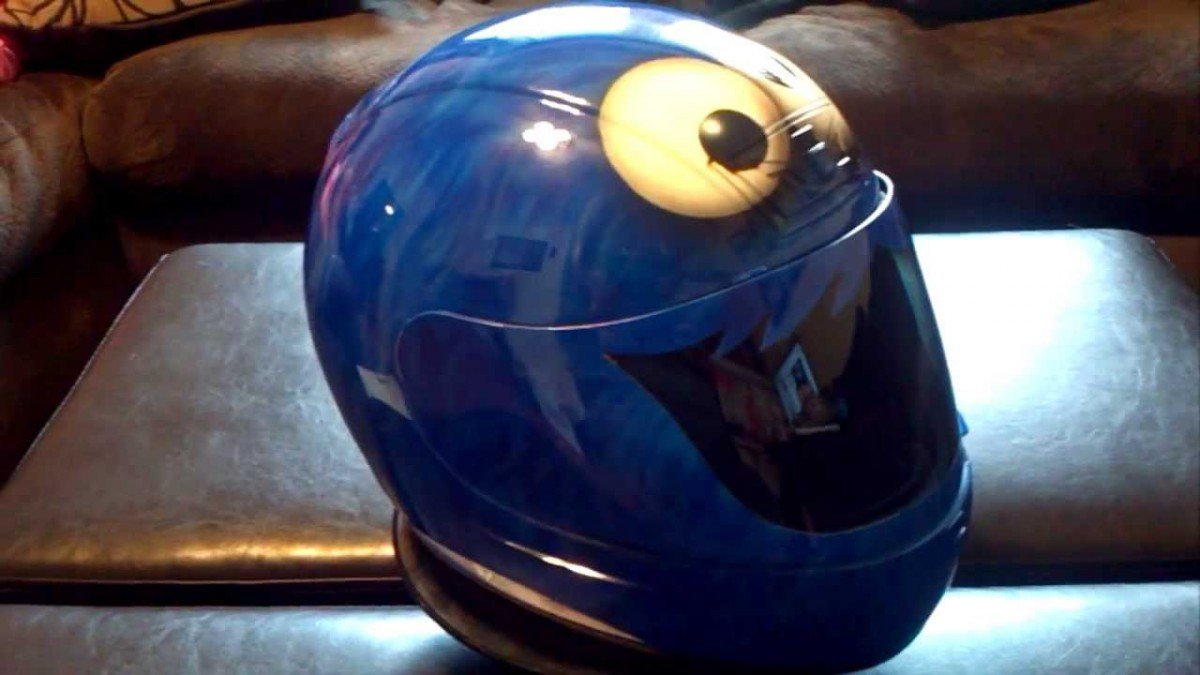 Cookie Monster Motorcycle Helmets   Ash Cycles