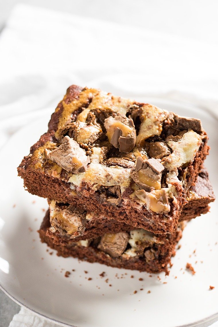 Chocolate Cake Mix Milky Way Cookie Bars With A Cheesecake Filling