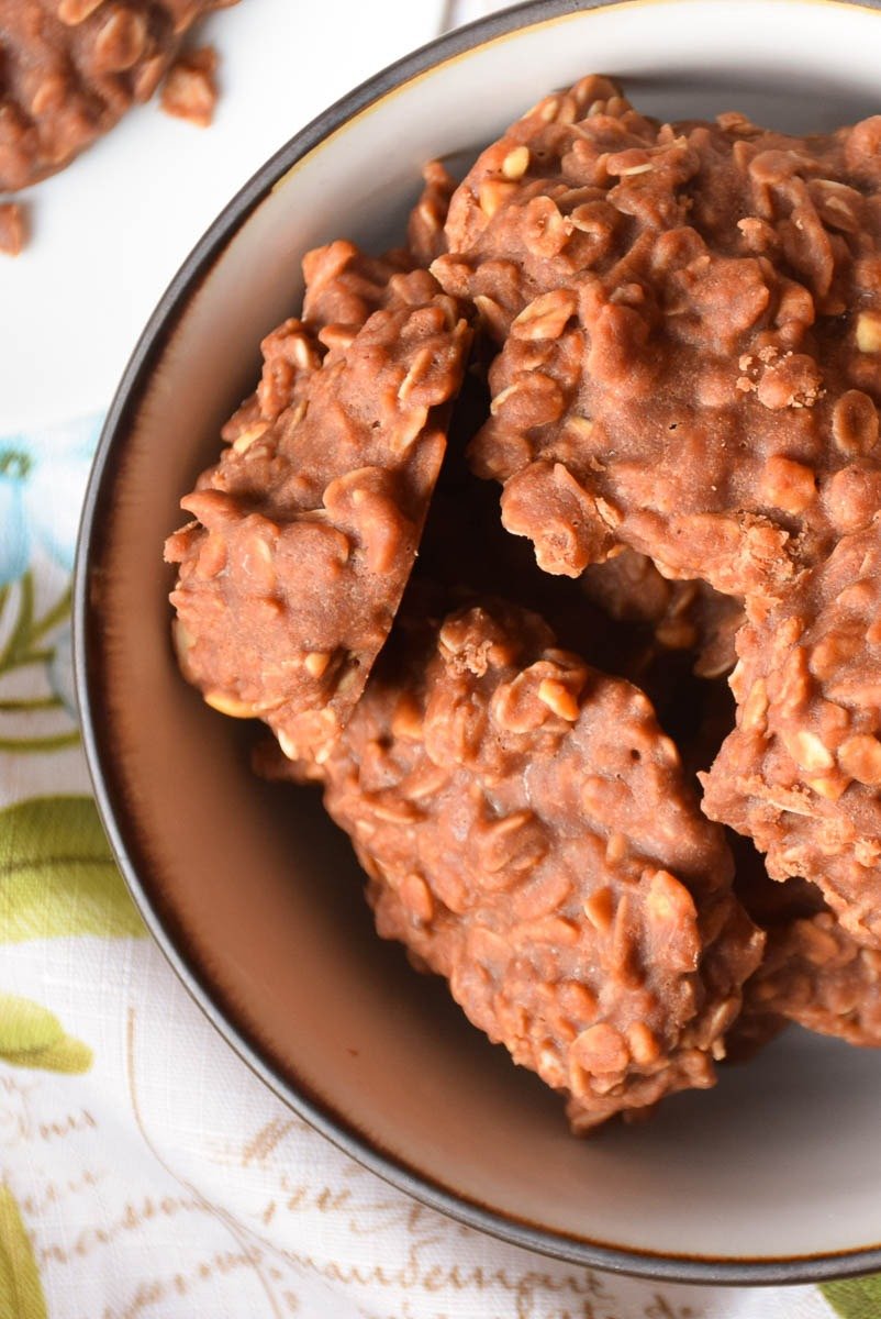 No Bake Fudge Cookies