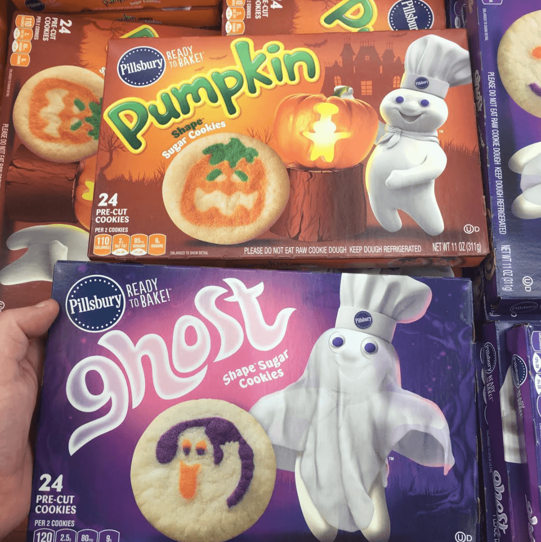 Found! Pillsbury Halloween Cookie Doughs