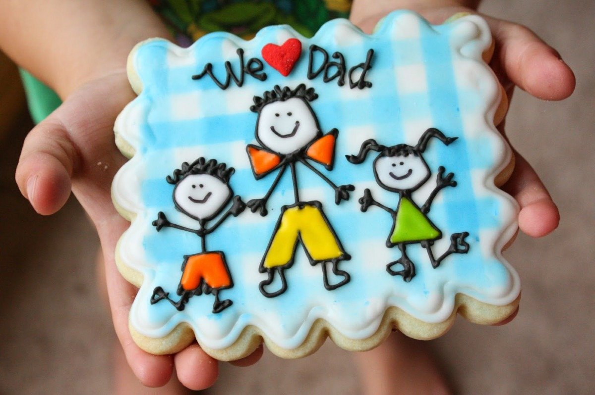 Munchkin Munchies  Stick Figure Dad Cookies For Father's Day