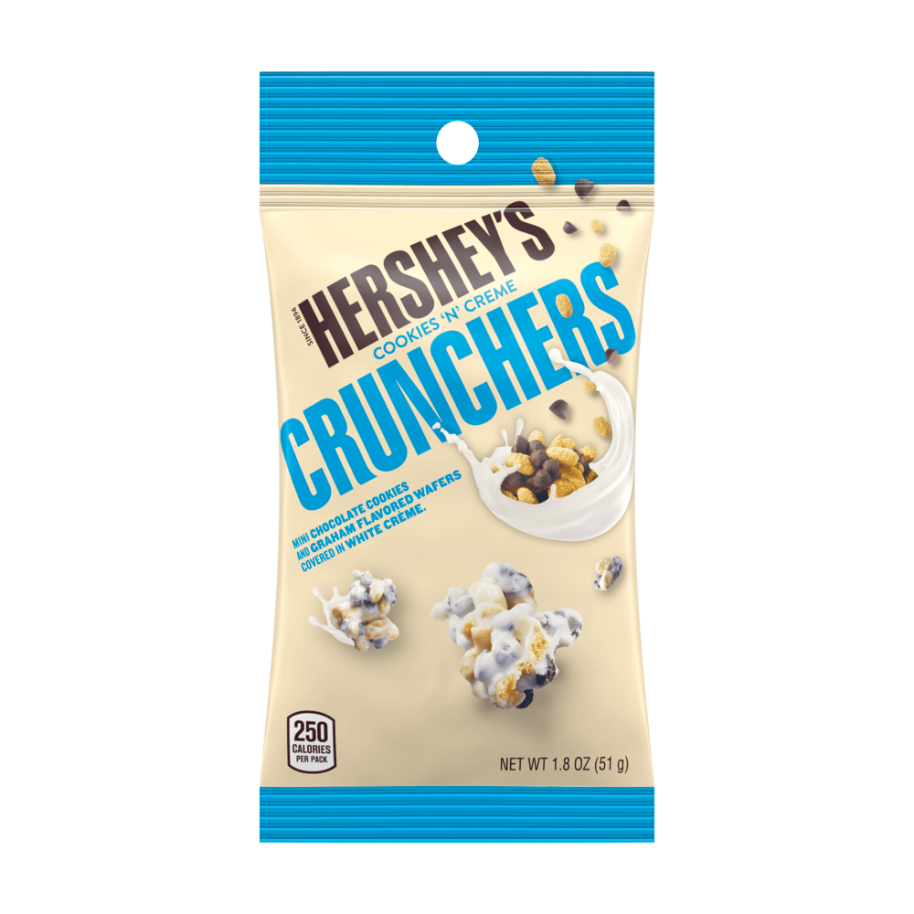 Hershey's Cookies 'n' Cream Crunchers Tube, 1 8 Ounces