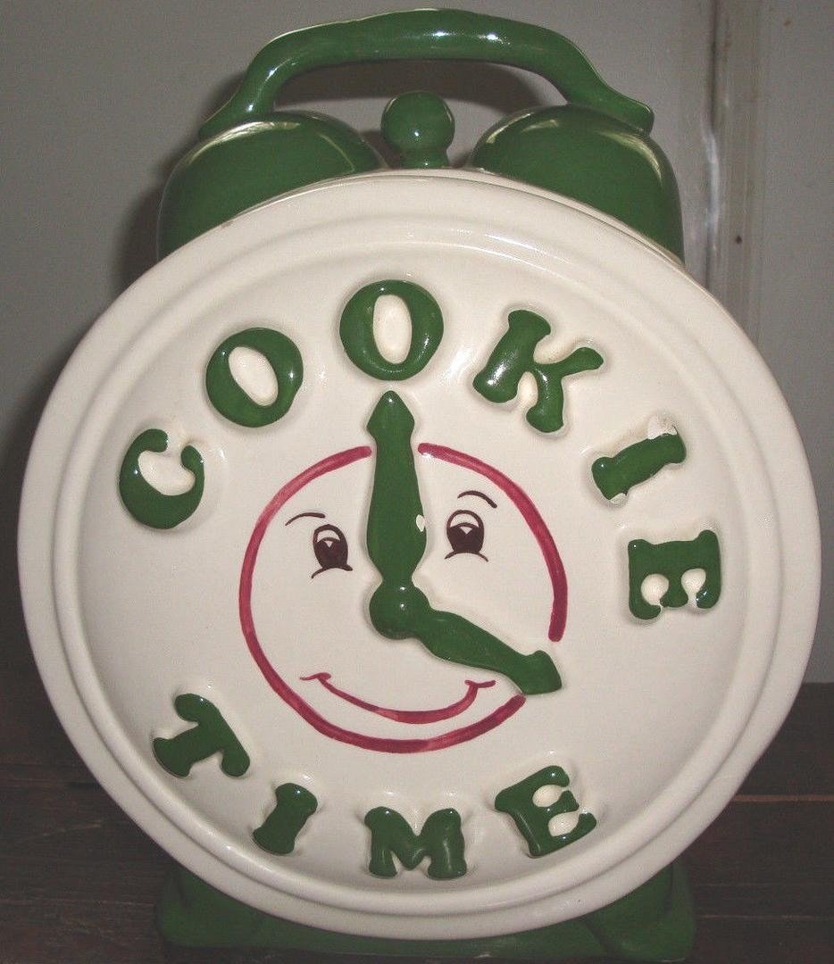 Vintage Treasure Craft  Cookie Time  Cookie Jar! Seen On  Friends