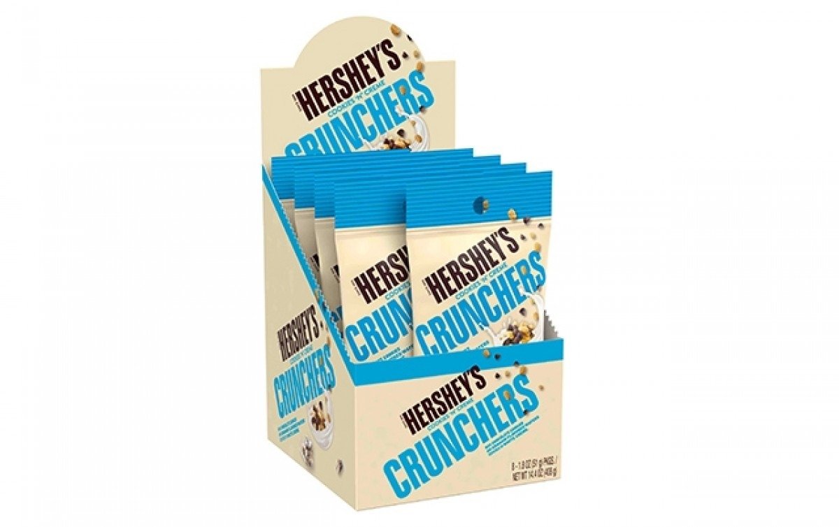 Hershey's Cookies 'n' Creme Crunchers Snacks, 1 8 Oz, 8