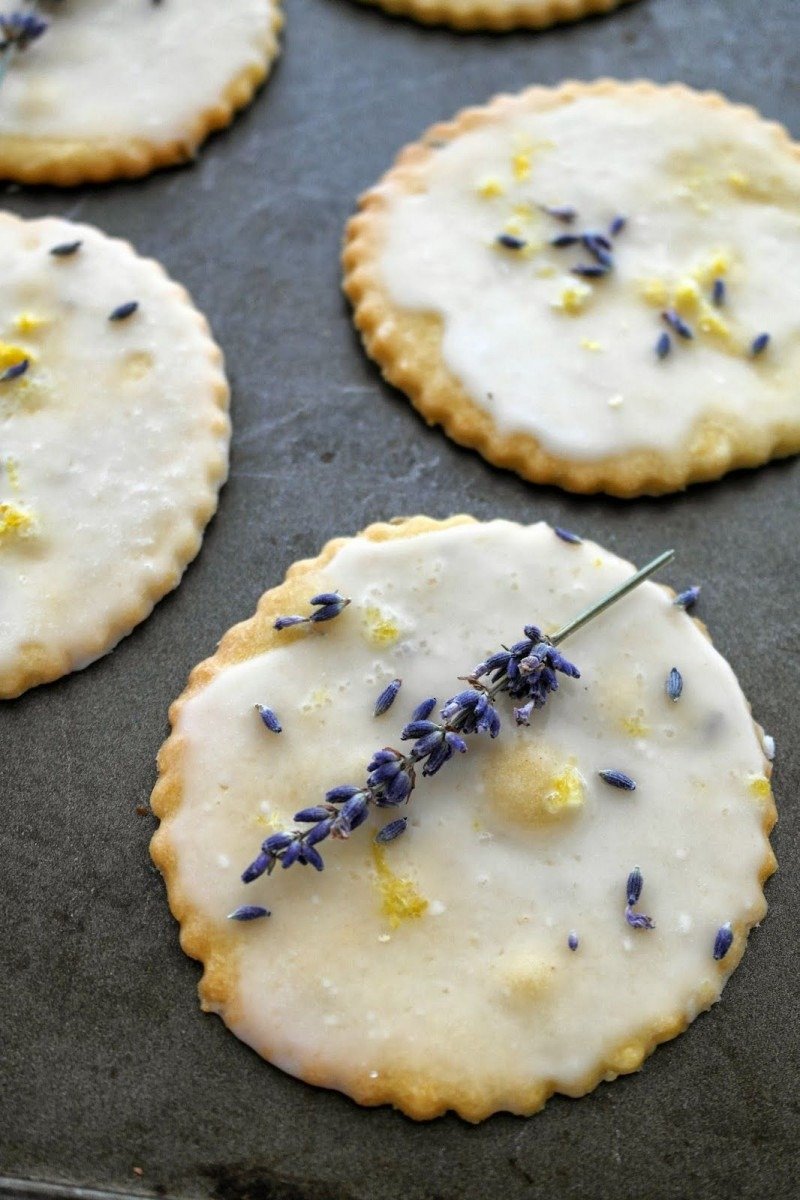 Lemon Lavender Shortbreads