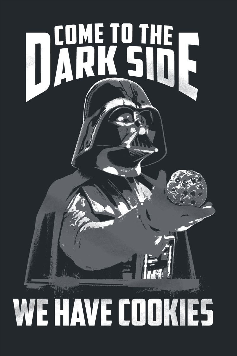 Women's Darth Vader Dark Side Cookies T