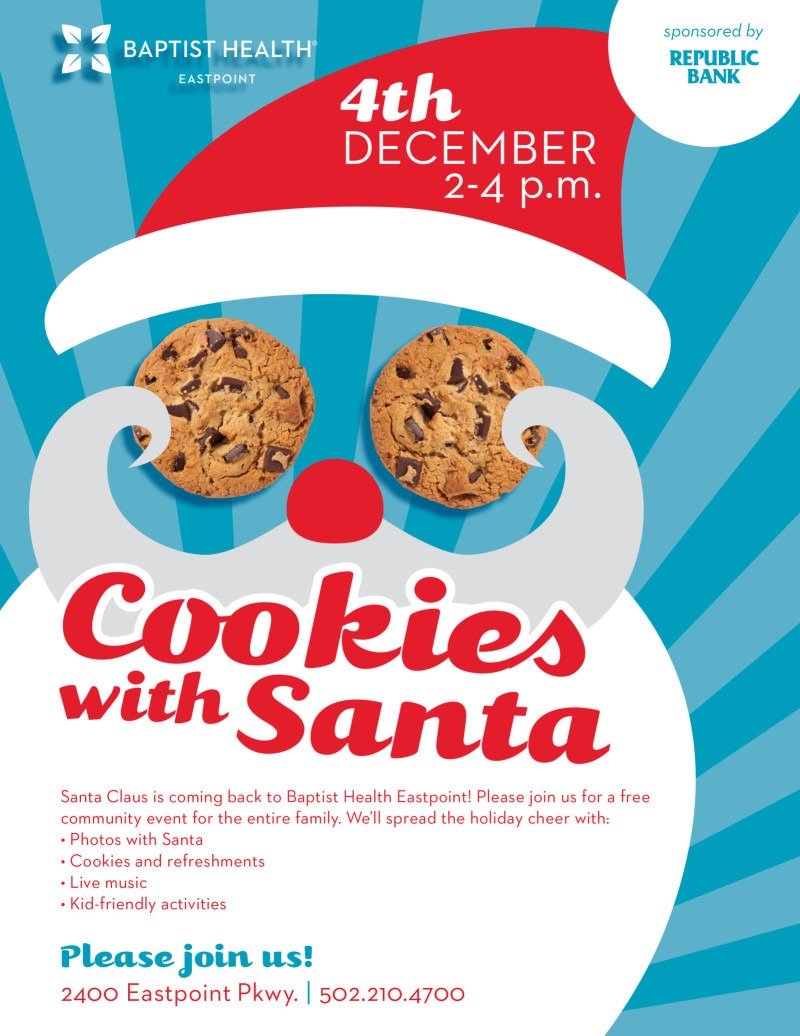 Cookies With Santa In Louisville At Baptist Health Eastpoint