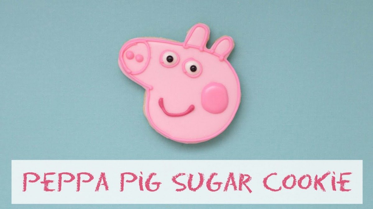 Peppa Pig Sugar Cookie (timelapse)